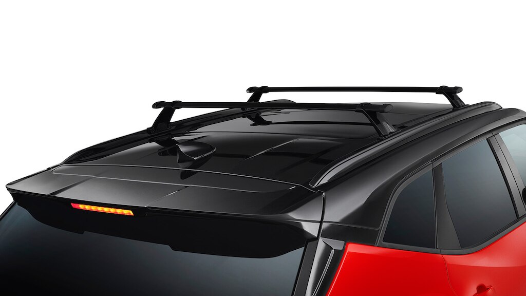 Consigue las barras de techo en negro para tu Chevrolet Blazer 2025, camioneta mediana